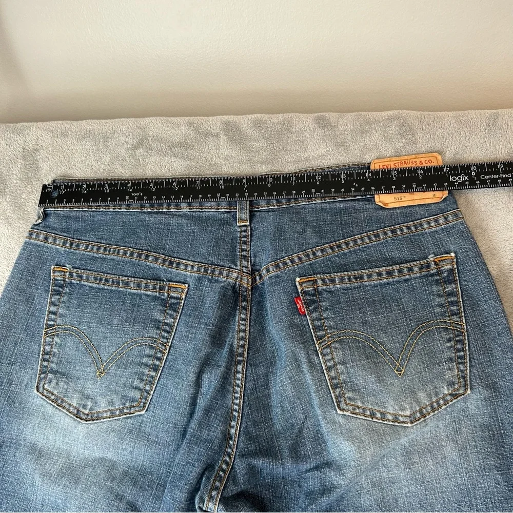 Vintage Levi's 515 Nouveau Boot Cut Jeans Women's‎ Sz 12 M Blue Med Wash Denim